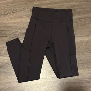 Lululemon Black Invigorate High Rise Tight 25”